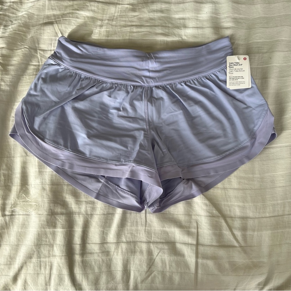 Lululemon lilac haze calm tides running short new with tags